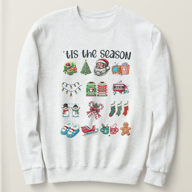 Moletom É a Temporada de Natal  (Frente do Design)