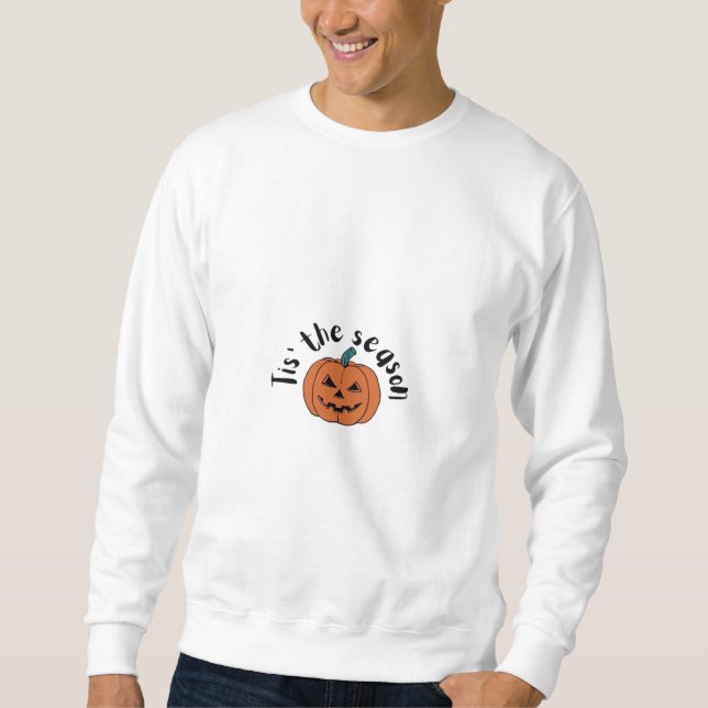 Moletom É a Temporada Design de Preguiça Engraçado (Frente)
