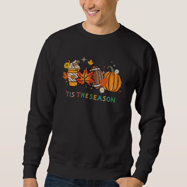 Moletom É a temporada Fall Autumn e Thankiness Design (Frente)
