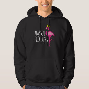 Moletom E aí, Flockers Flamingo Rosa Hipster