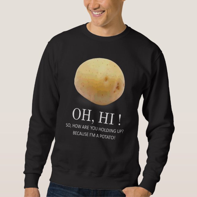 Moletom É Batata porque sou um Humor de Batata (Frente)