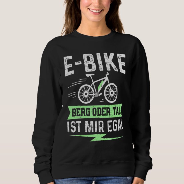 Moletom E Bike Mountain Ou Valley Ist Mir Egal - Electric (Frente)