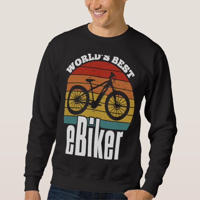 Moletom E Biking   Greatest E Biker Appreciation E Bike (Frente)