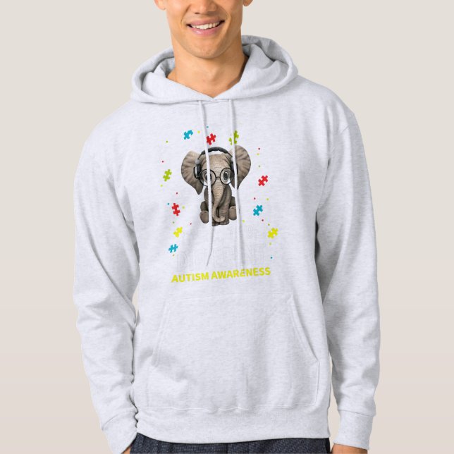 Moletom É certo ser diferente a consciência do autismo dos (Frente)