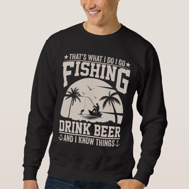 MOLETOM É ISSO QUE EU FAÇO, VOU PESCAR CERVEJA BEBIDA (Frente)
