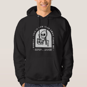 Moletom E-mail engraçado me encontrou mal cansado trabalho