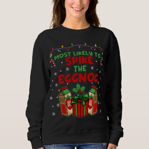 Moletom É mais provável que o Xm de Natal Engraçado da Egg