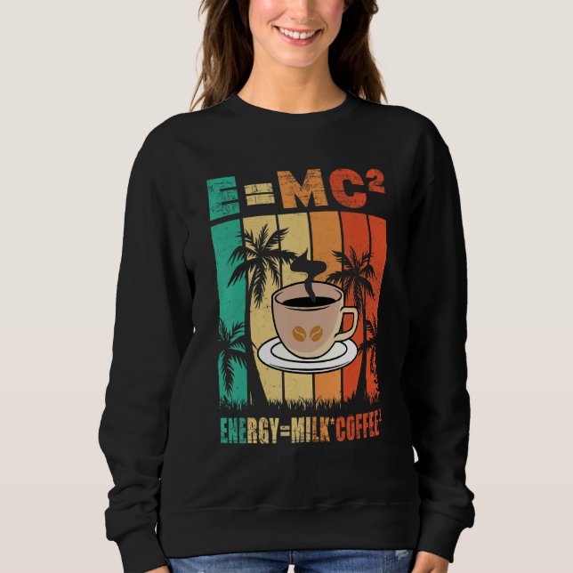 Moletom E Mc2 Café com Leite Energético  Química Café Cien (Frente)