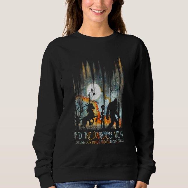 Moletom E Na Floresta Eu Vou Ao Perder Da Minha Mente E En (Frente)