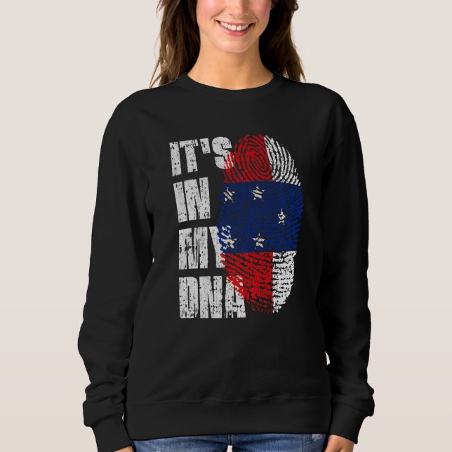 Moletom É no meu DNA Antilhas Holandesas Bandeira Dutch (Frente)
