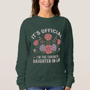 Moletom É oficial. Sou a Filha-de-Direito favorita.