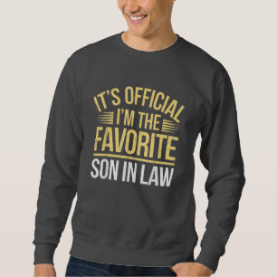 Moletom É oficial, sou o filho-de-lei favorito.