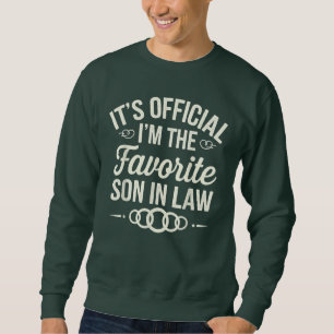 Moletom É oficial, sou o genro favorito