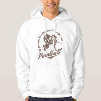 Moletom É para homens… Hoodie do Paintball