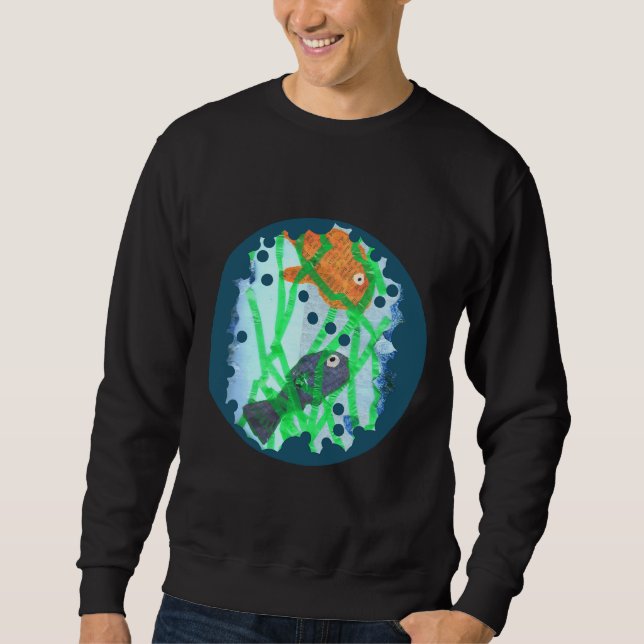 Moletom E Peixe Azul (Frente)
