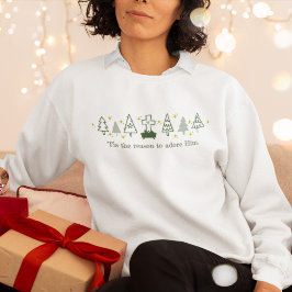 Moletom É POR ISSO QUE A Natividade Natal Cristã É Branca