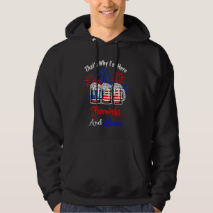 Moletom É Por Isso Que Estou Aqui Foge Beer American Flag