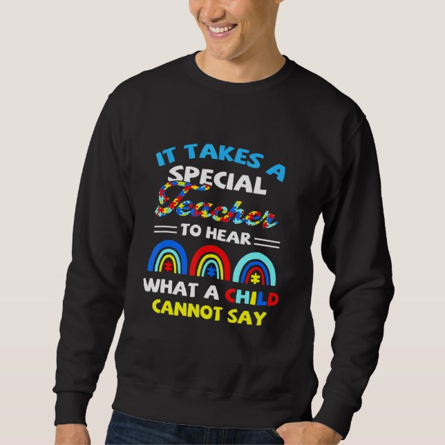 Moletom É Preciso Um Professor Especial Para Ouvir O Que U (Frente)