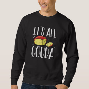 Moletom É "Pun" de Comida de Queijo de Gouda