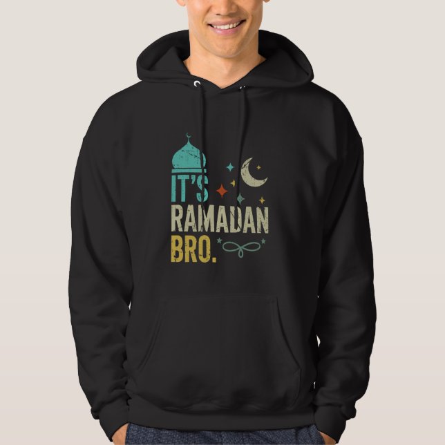 Moletom É Ramadan, irmão, jejum islâmico, mês de Ramadan m (Frente)