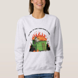 Moletom É Tudo Bem Incêndio no Lixo