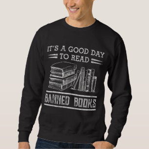 Moletom É Um Bom Dia Ler Livros Banidos Semana Engraçado B