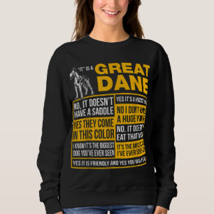 Moletom É Um Grande Dane Engraçado Dom Dog Lover