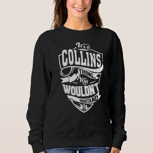 Moletom É uma coisa Collins (Frente)
