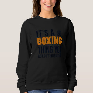 Moletom É uma Coisa de Boxe Boxeador Boxeador Tailandês Ki