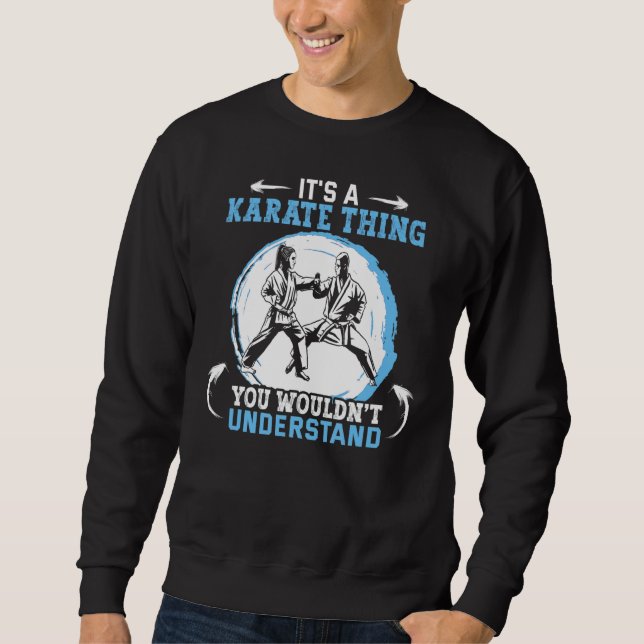 Moletom É uma coisa de Karate que você não entenderia Trai (Frente)