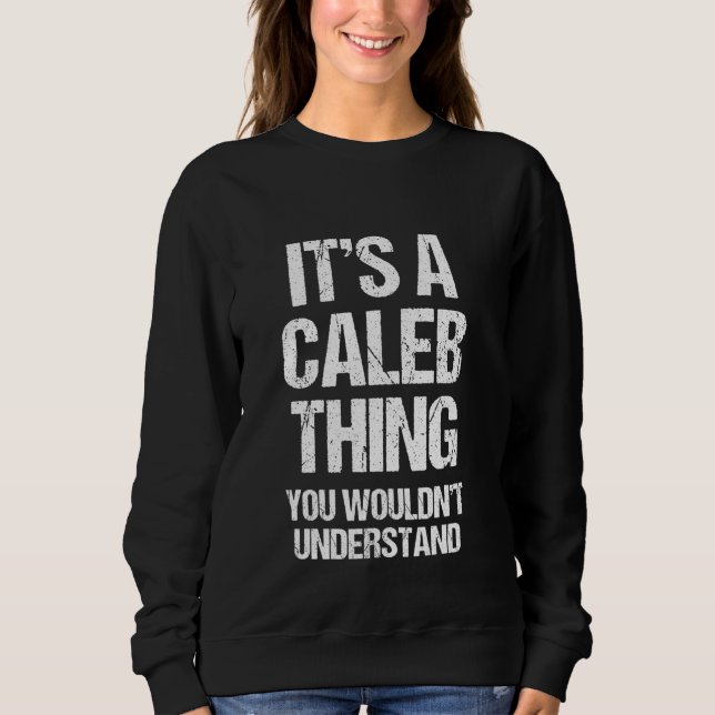 Moletom É uma coisa do Caleb (você não entenderia) - Diver (Frente)