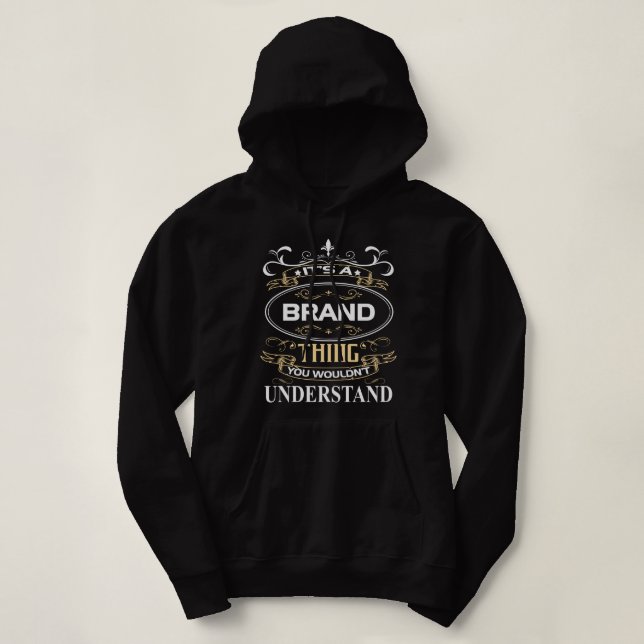 Moletom É uma coisa Marca que você não entenderia (Frente do Design)