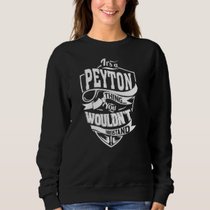 Moletom É uma coisa PEYTON
