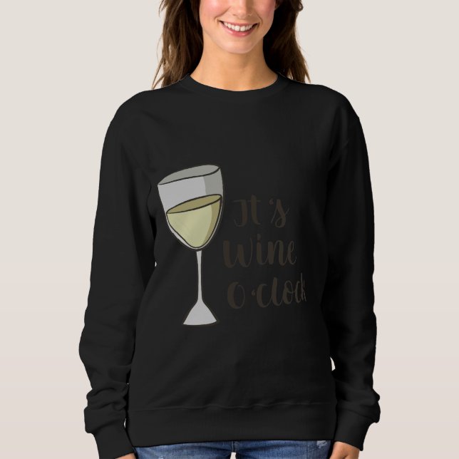 Moletom É Vinho O Relógio 98 (Frente)