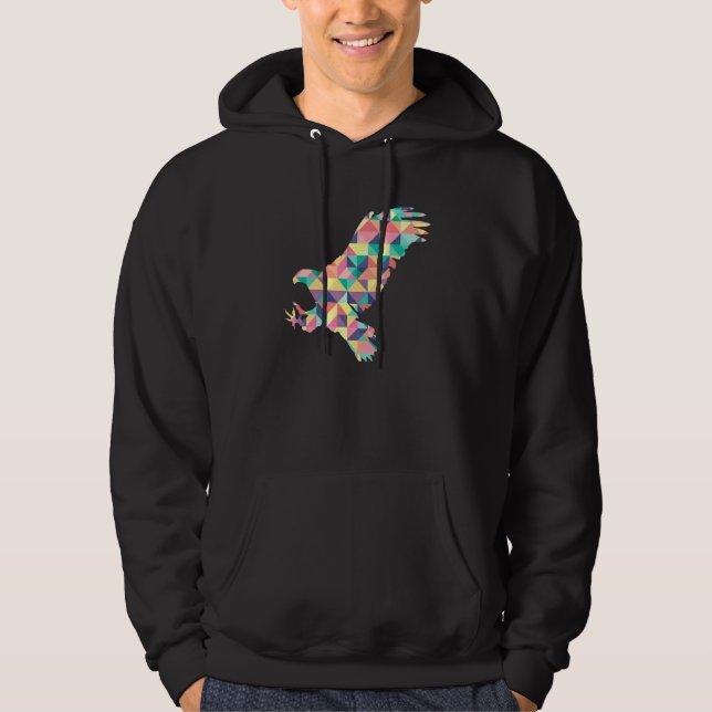 Moletom Eagle Abstrato Color Summer Hawk (Frente)