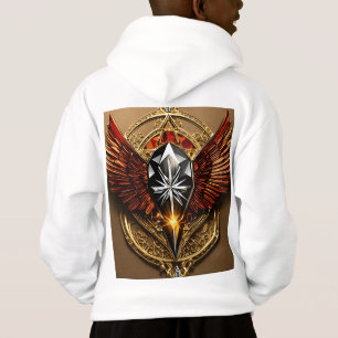 Moletom Eagle Faith – Capuz com Símbolo de Igreja 