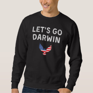 Moletom Eagle Usa American Flag Let's Go Darwin