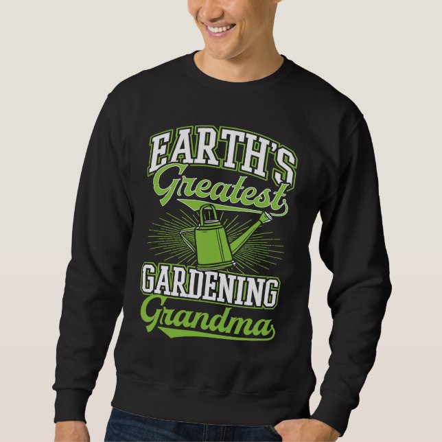 Moletom Earth's Greatest Gardening Grandma Mothers Day Gar (Frente)