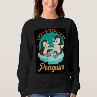 Moletom Easily Distracted By Penguins Penguins Polar Anima