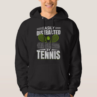 Moletom Easily Distracted By Tennis  Sports Player Graphic
