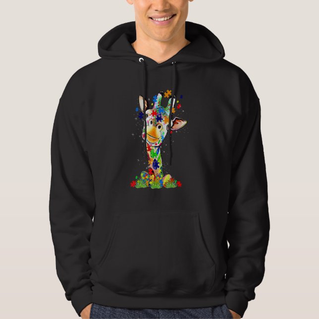 Moletom Easter Giraffe World Autism Awareness Day (Frente)