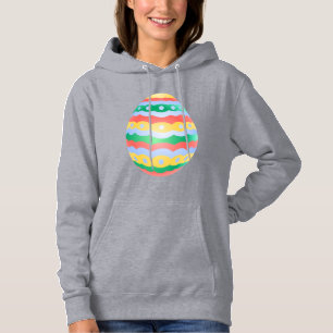 Moletom Easter Hoodies Women's Easter Egg Hooded Shirt