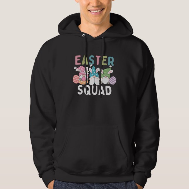 Moletom Easter Squad Family Matching Easter Day Gnome Egg  (Frente)