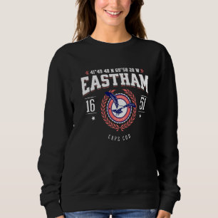 Moletom Eastham Massachusetts Cabo Cod MA Praia Náutica S