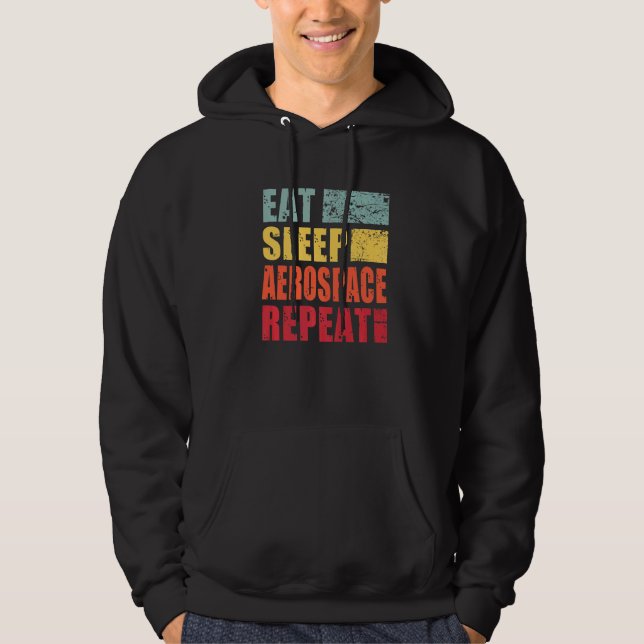 Moletom Eat Sleep Aerospace Repeat   (Frente)