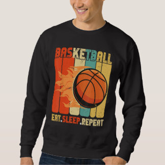 Moletom Eat Sleep Basketball Repeat Basketball Sports Men 