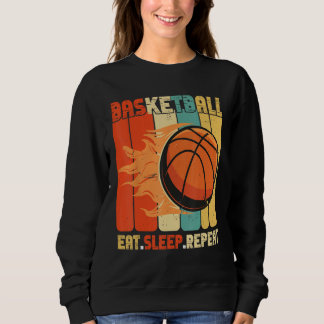 Moletom Eat Sleep Basketball Repeat Basketball Sports Men 
