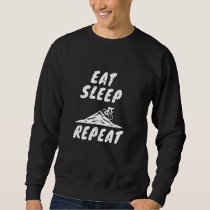 Moletom Eat Sleep Mountainbike Repetir Montanha Mtb Biker