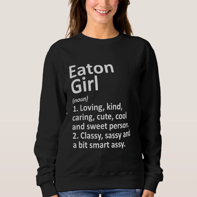 Moletom Eaton Girl Co Colorado Funny City Home Roots (Frente)