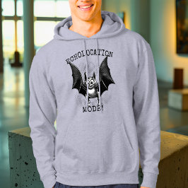 Moletom Echolocation Mode Activated - Retro Bat Hoodie